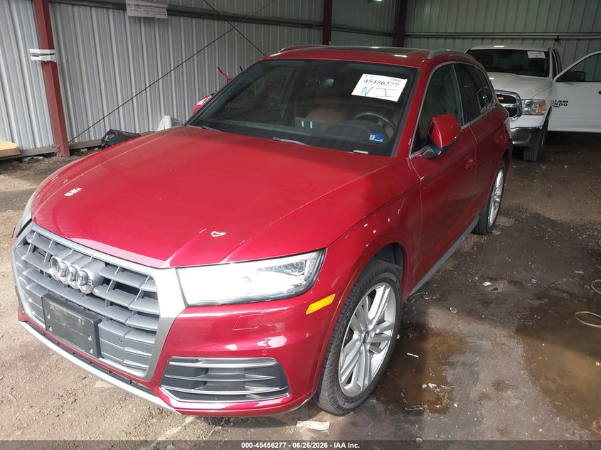 Vin: wa1bnafy5j2232140, lot: 45954390, audi q5 2.0t premium/2.0t tech premium 20182