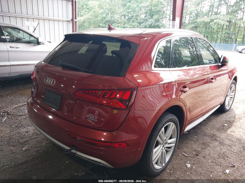 Vin: wa1bnafy5j2232140, lot: 45954390, audi q5 2.0t premium/2.0t tech premium 20184