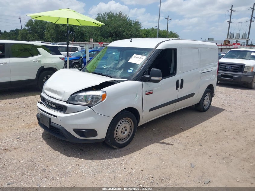 Vin: zfbhrfab2n6y28411, lot: 45954398, ram promaster city cargo van 20222