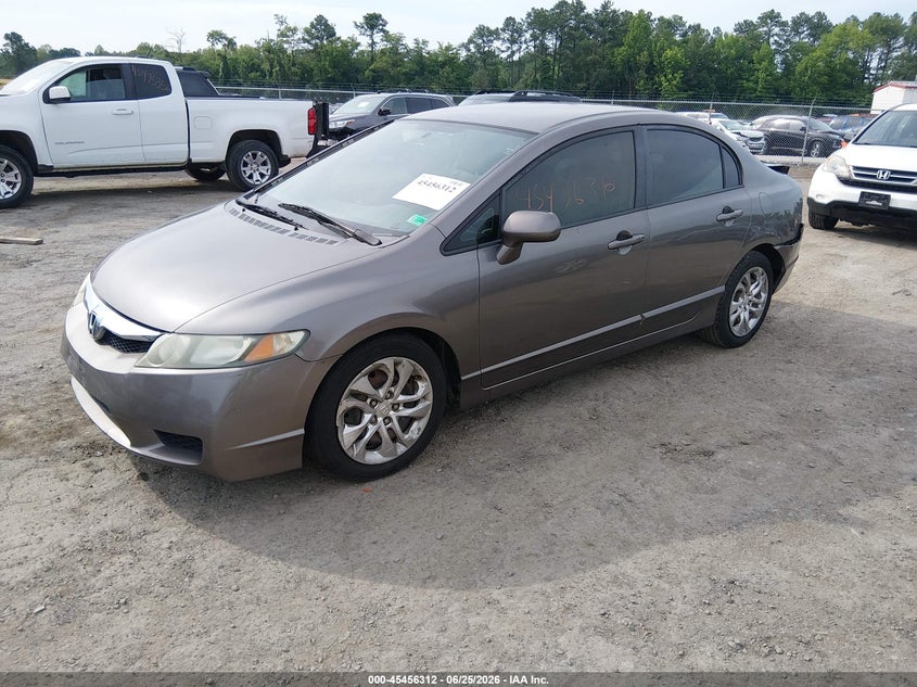 2009 Honda Civic, Удар ззаду, IAAI, VIN 1HGFA16559L004865 — фото 2