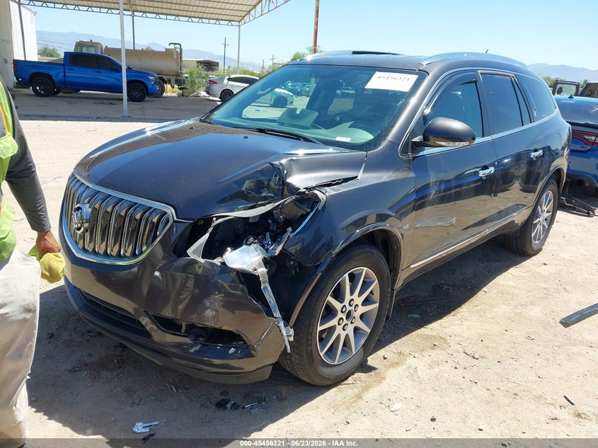 Vin: 5gakrbkd6fj143923, lot: 45954434, buick enclave leather 20152