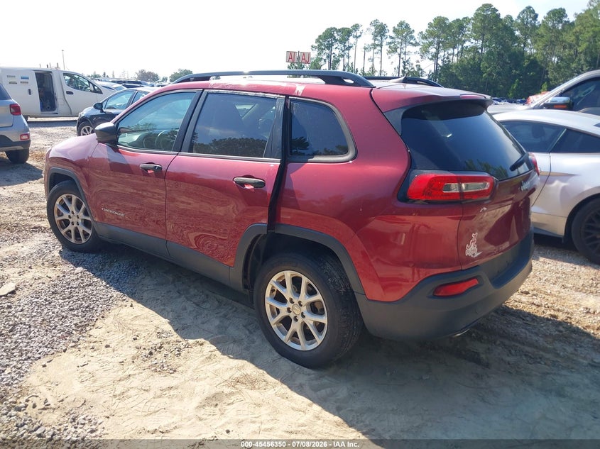 Vin: 1c4pjlab4gw275293, lot: 45954463, jeep cherokee sport 20163