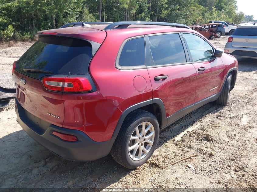 Vin: 1c4pjlab4gw275293, lot: 45954463, jeep cherokee sport 20164