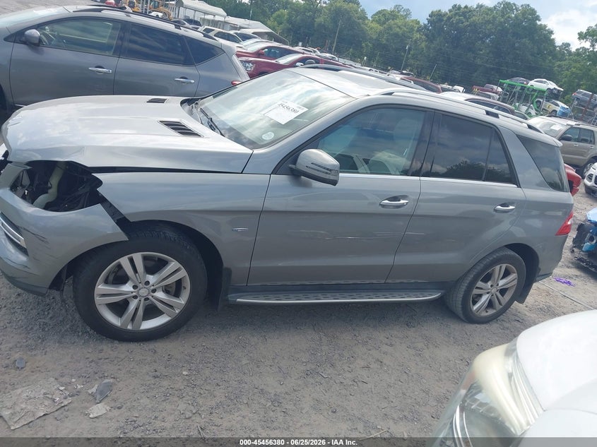 2012 Mercedes-Benz Ml 350 4Matic VIN: 4JGDA5HB4CA067096 Lot: 45456380