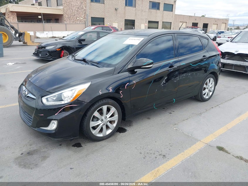 2014 Hyundai Accent Se KMHCU5AE0EU141932 photo 1