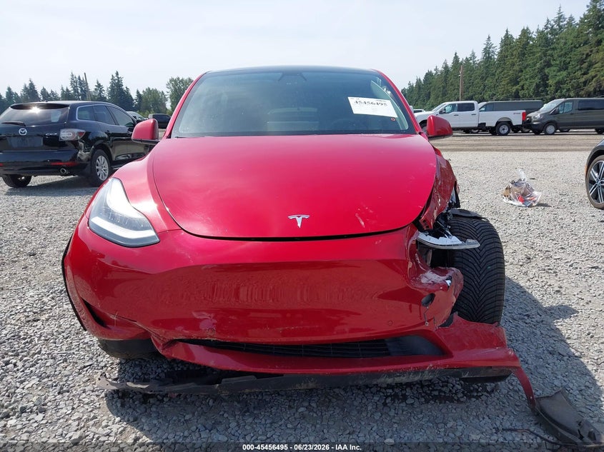 2020 Tesla Model Y Long Range Dual Motor All-Wheel Drive/Performance Dual Motor All-Wheel Drive VIN: 5YJYGDEF8LF033532 Lot: 45456495