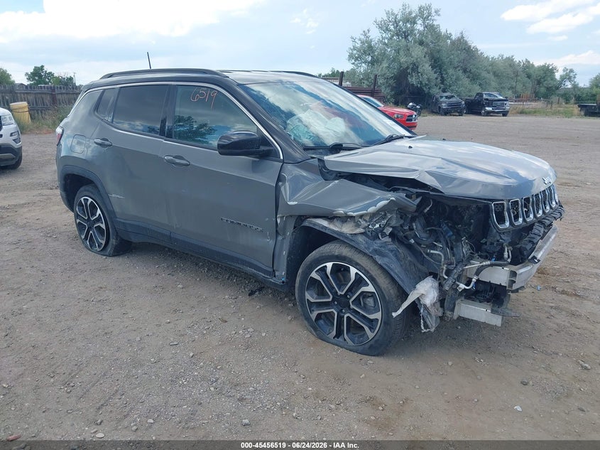 Vin: 3c4njdcn5pt522590, lot: 45954632, jeep compass limited 4x4 2023 img_1