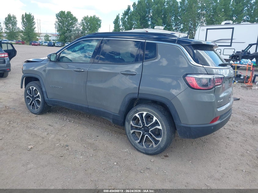 Vin: 3c4njdcn5pt522590, lot: 45954632, jeep compass limited 4x4 20233