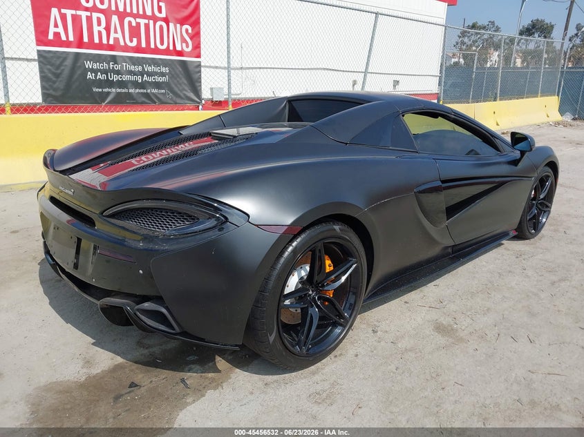 Vin: sbm13faaxlw009027, lot: 45954645, mclaren 570s 20204