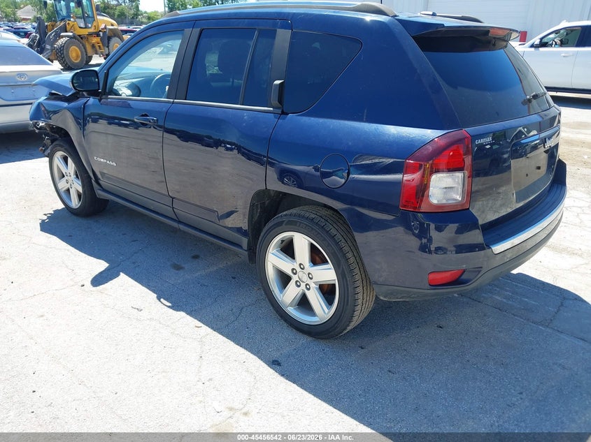 Vin: 1c4njcea7ed849483, lot: 45954655, jeep compass high altitude 20143