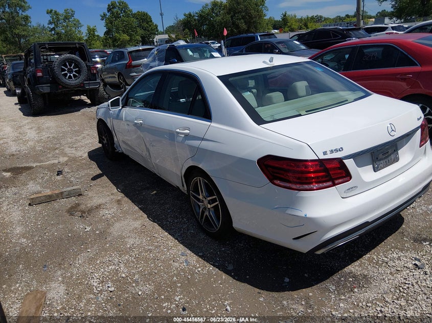 2014 MERCEDES-BENZ E-KLASSE SEDAN 3.5L V-6 DI, DOHC, VVT, 302HP