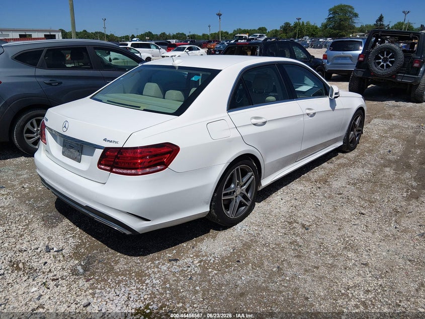 2014 MERCEDES-BENZ E-KLASSE SEDAN 3.5L V-6 DI, DOHC, VVT, 302HP