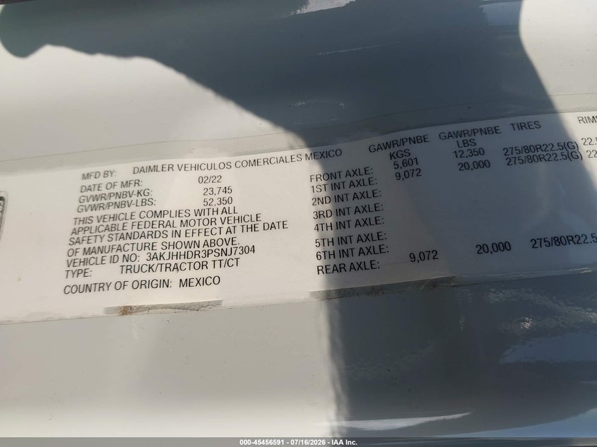 2023 FREIGHTLINER NEW CASCADIA 126 auction photo 8