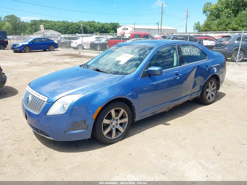Vin: 3mehm0jg1ar639457, lot: 45954776, mercury milan premier 20102