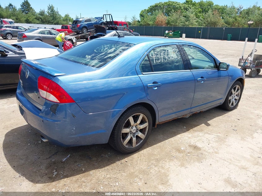 Vin: 3mehm0jg1ar639457, lot: 45954776, mercury milan premier 20104