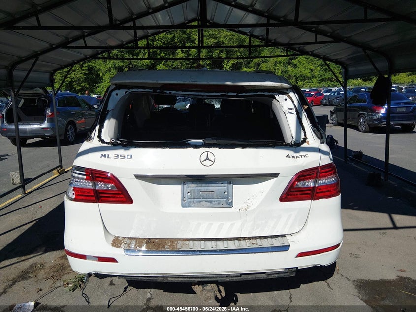 2013 Mercedes-Benz Ml 350 4Matic VIN: 4JGDA5HB2DA237439 Lot: 45456700