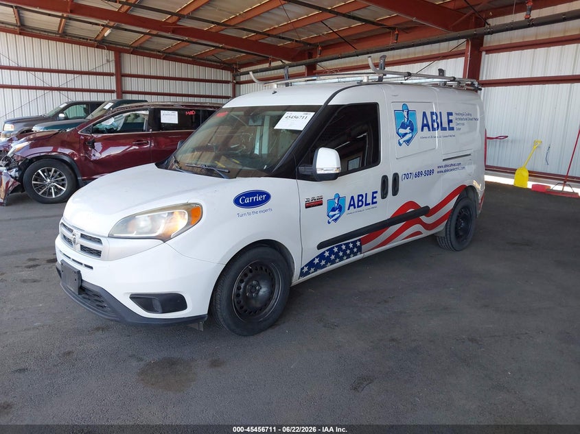 Vin: zfberfbt4g6c19255, lot: 45954824, ram promaster city tradesman slt 20162