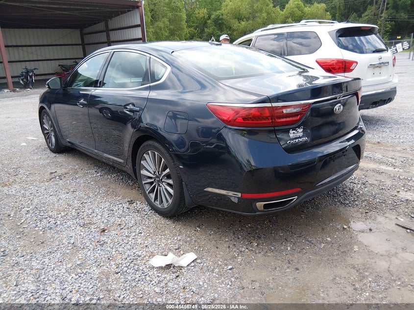 Vin: knalc4j19h5080705, lot: 45954862, kia cadenza premium 20173