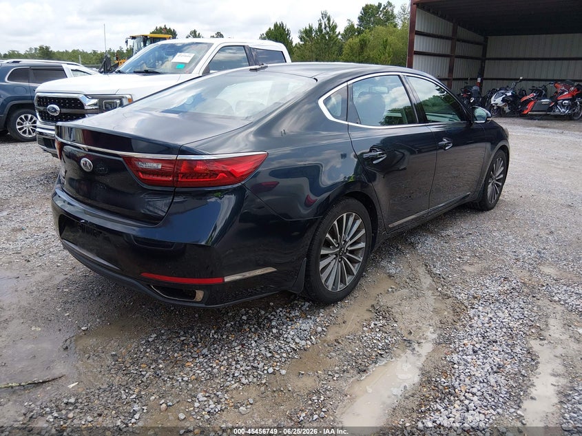 Vin: knalc4j19h5080705, lot: 45954862, kia cadenza premium 20174