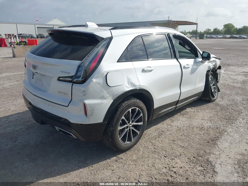 Vin: 1gyfzfr45rf172523, lot: 45954879, cadillac xt4 awd sport 20244