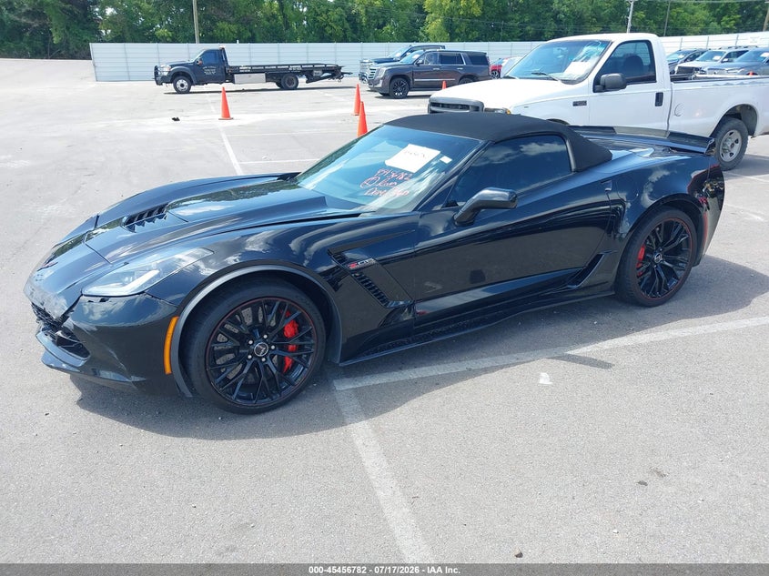 Vin: 1g1yu3d6xf5605476, lot: 45954895, chevrolet corvette z06 20152