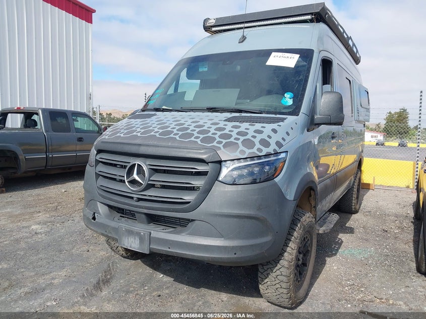 2022 Mercedes-Benz Sprinter 2500 Standard Roof V6 VIN: W1W4EBVY9NT109032 Lot: 45456845