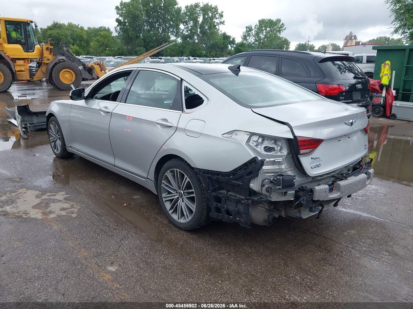 Vin: kmhgn4je3ju250999, lot: 45955015, genesis g80 3.8 20183