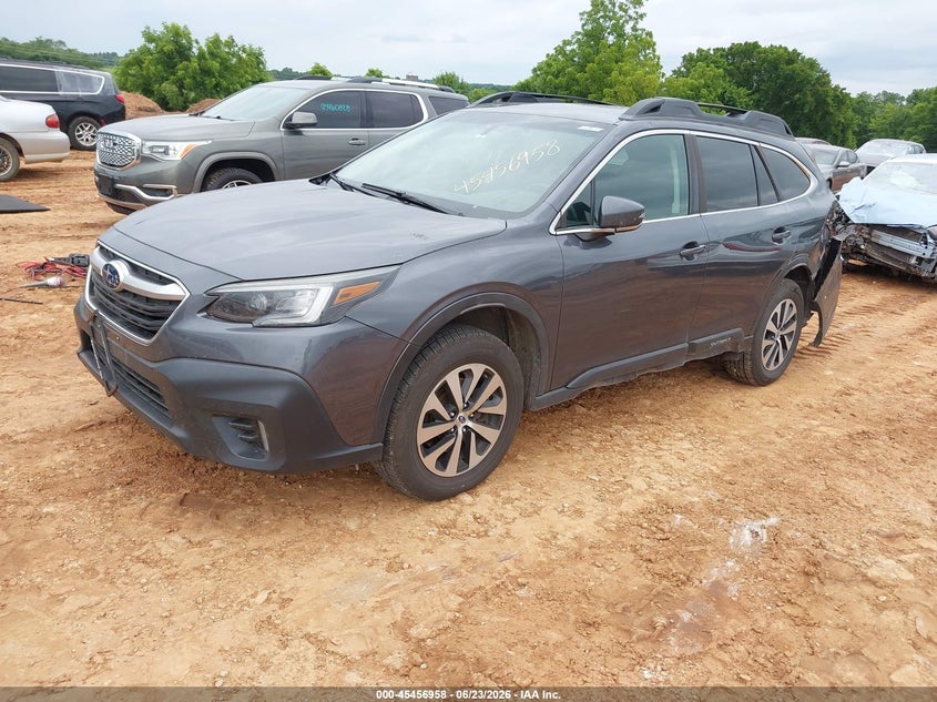 Vin: 4s4btaccxm3221990, lot: 45955071, subaru outback premium 20212