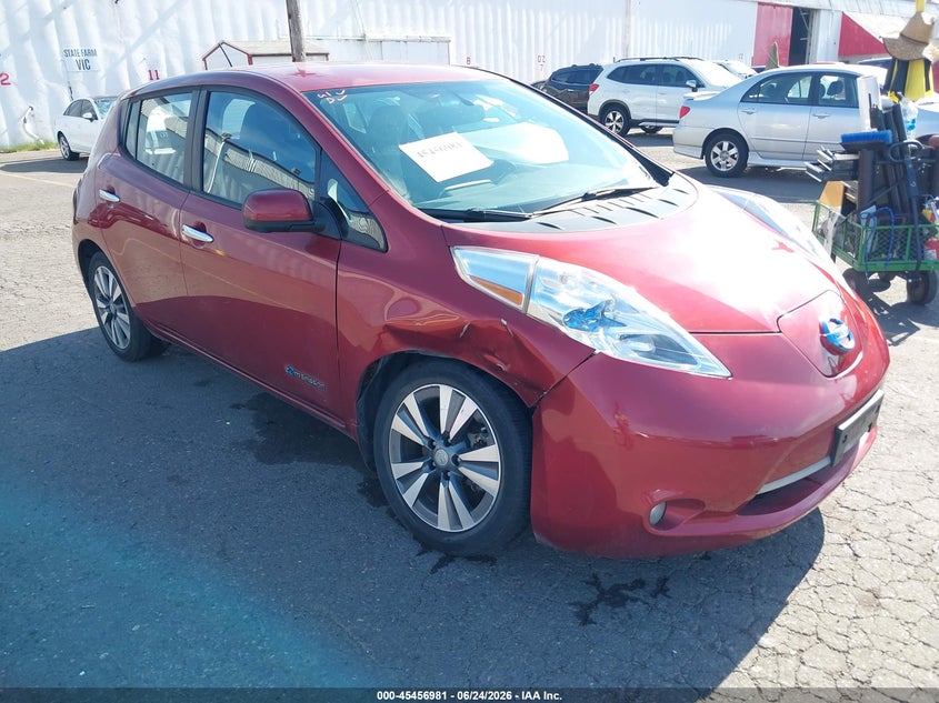Vin: 1n4az0cpxfc308910, lot: 45955094, nissan leaf sl 2015 img_1