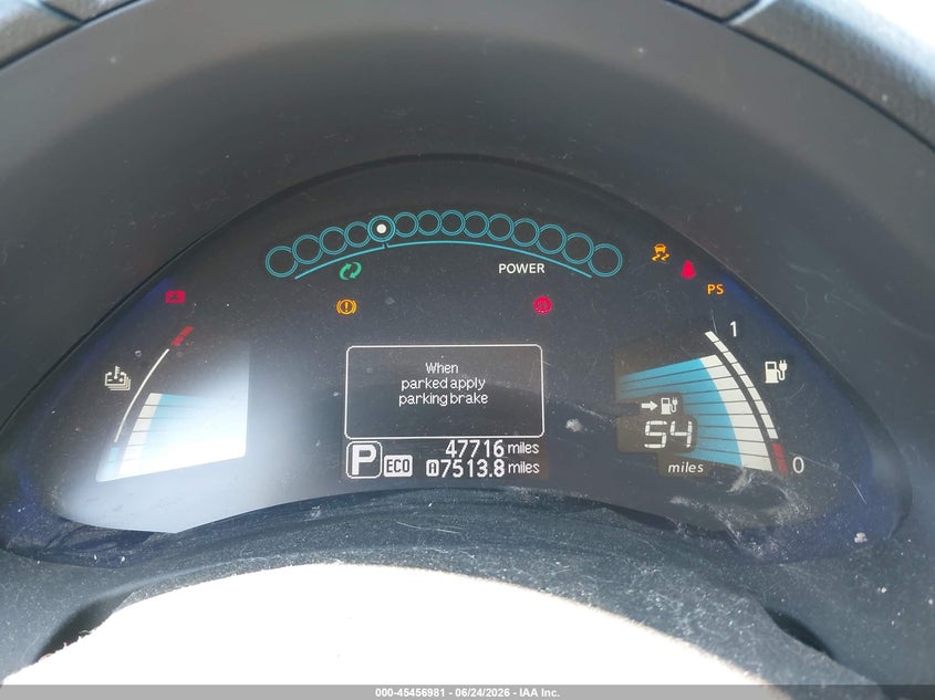 2015 Nissan Leaf Sl VIN: 1N4AZ0CPXFC308910 Lot: 45456981