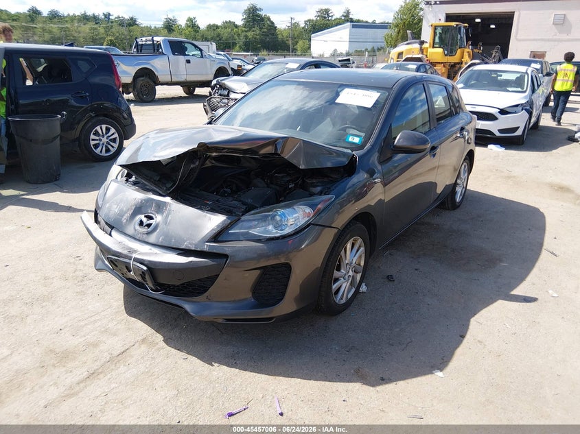 Vin: jm1bl1m8xc1632038, lot: 45955119, mazda mazda3 i grand touring 20122