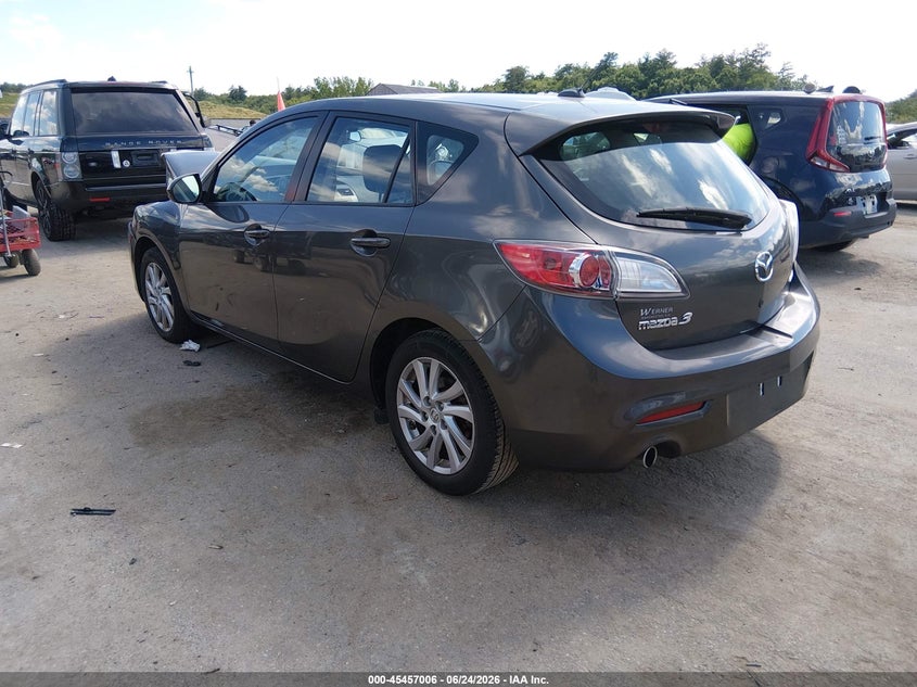 Vin: jm1bl1m8xc1632038, lot: 45955119, mazda mazda3 i grand touring 20123