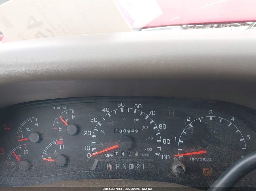 1999 Ford F-350 Lariat/Xl/Xlt VIN: 1FTWX33LXXEB81683 Lot: 45457043