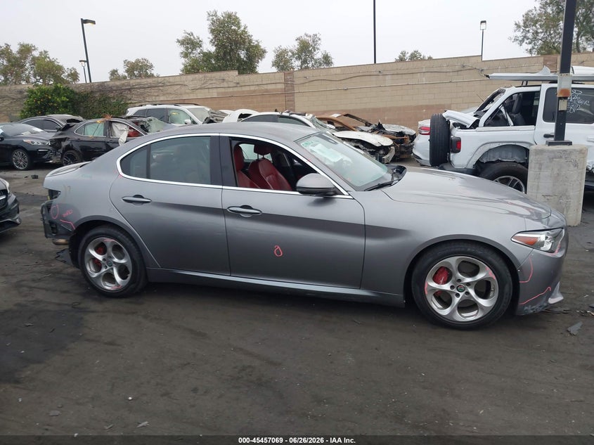 2019 Alfa Romeo Giulia Rwd VIN: ZARFAMAN8K7609622 Lot: 45457069