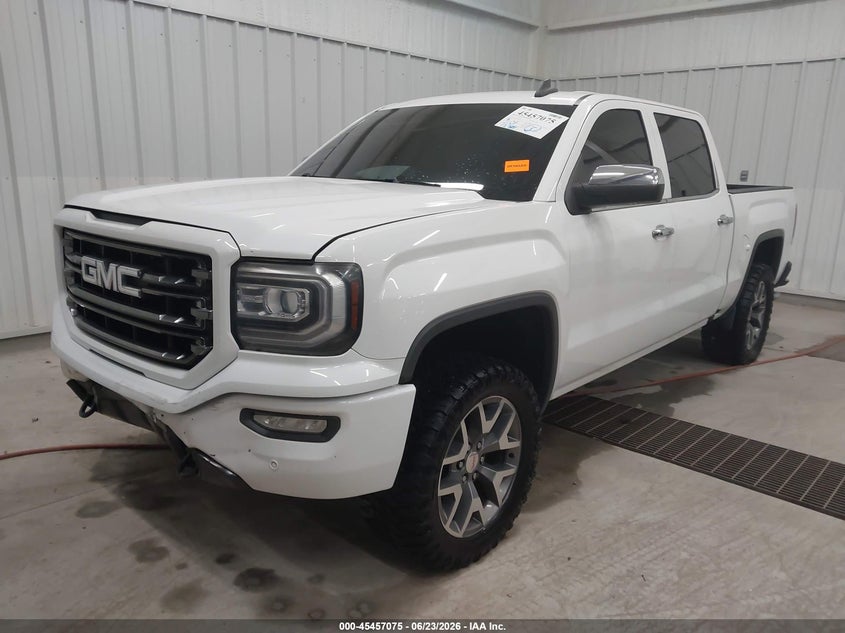 Vin: 3gtu2nec8gg300600, lot: 45955188, gmc sierra 1500 slt 20162