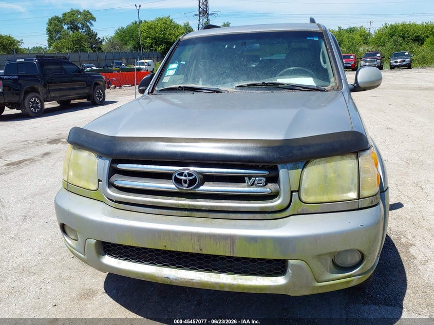 2002 Toyota Sequoia Limited V8 VIN: 5TDBT48A92S076580 Lot: 45457077