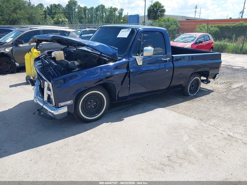 1986 CHEVROLET C-10 COUPE 5.0L V8 CRB OHV C