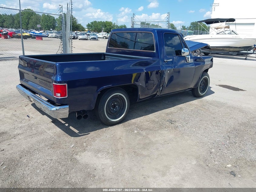 1986 CHEVROLET C-10 COUPE 5.0L V8 CRB OHV C