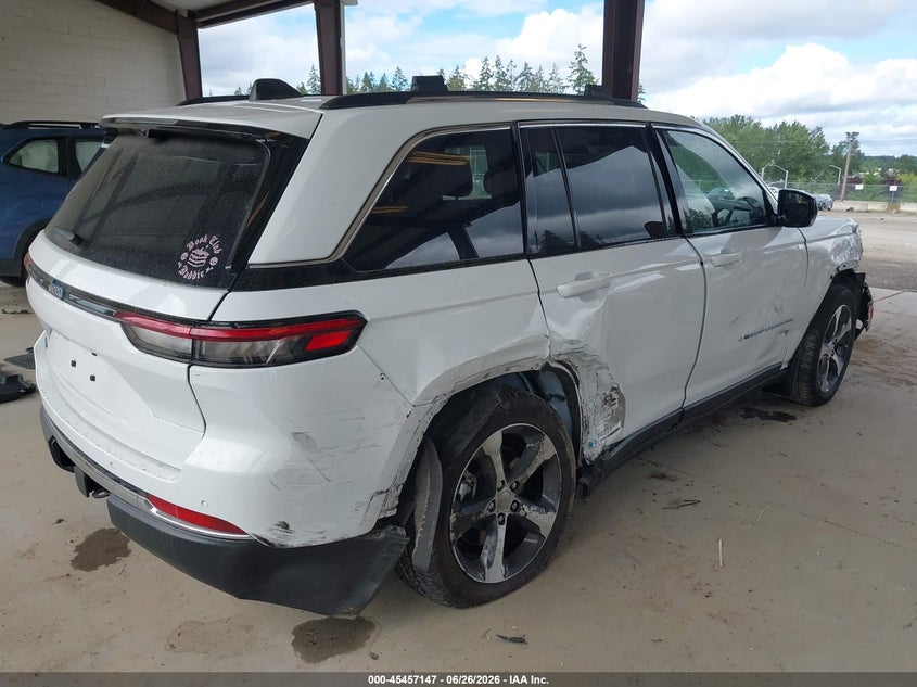 2022 JEEP GRAND CHEROKEE 4XE auction photo 4