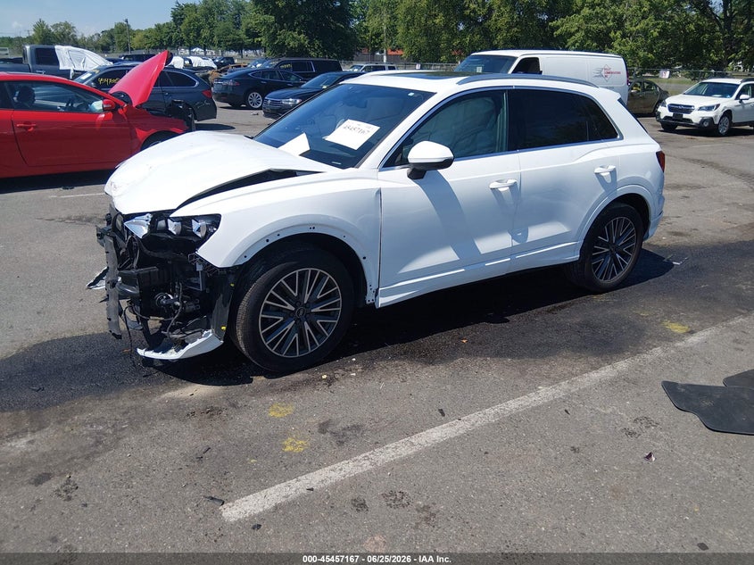 Vin: wa1aucf30n1004671, lot: 45955280, audi q3 premium 40 tfsi quattro tiptronic 20222
