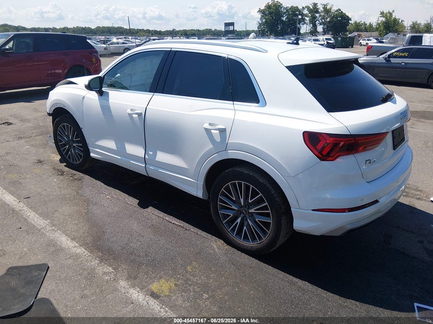 Vin: wa1aucf30n1004671, lot: 45955280, audi q3 premium 40 tfsi quattro tiptronic 20223