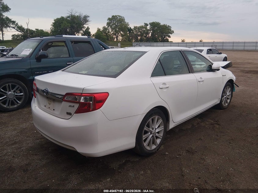 2012 TOYOTA CAMRY HYBRID auction photo 4