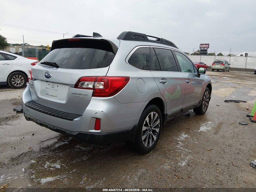 Vin: 4s4bsanc9h3210579, lot: 45955327, subaru outback 2.5i limited 20174