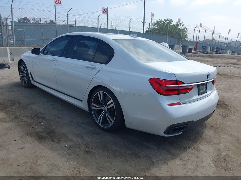Vin: wba7f0c50hgm21320, lot: 45955349, bmw 750i 20173