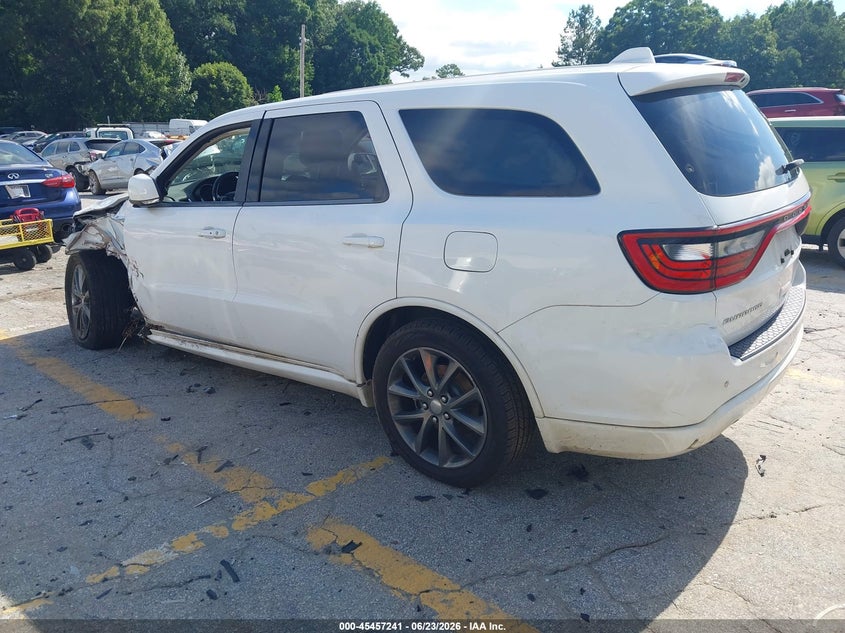 Vin: 1c4rdhdg4hc869521, lot: 45955354, dodge durango gt rwd 20173