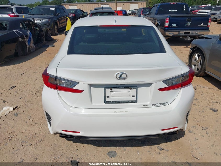 2015 Lexus Rc 350 VIN: JTHSE5BCXF5002640 Lot: 45457327