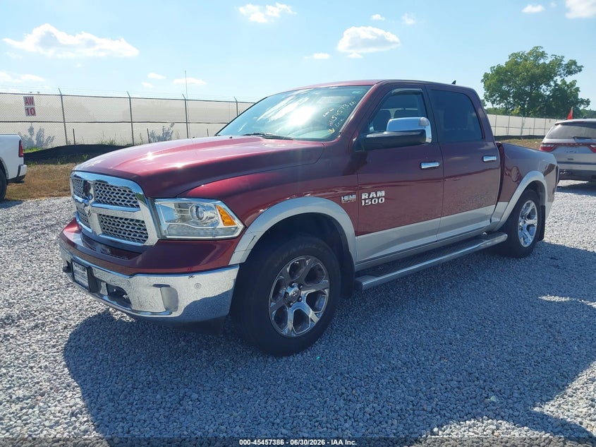 Vin: 1c6rr7nt2hs690916, lot: 45955499, ram 1500 laramie  4x4 5'7 box 20172