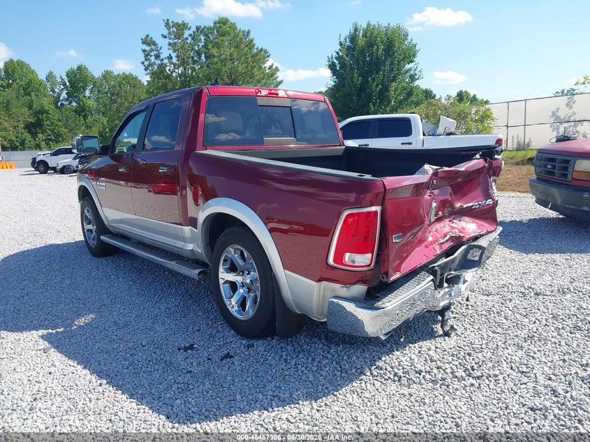 Vin: 1c6rr7nt2hs690916, lot: 45955499, ram 1500 laramie  4x4 5'7 box 20173