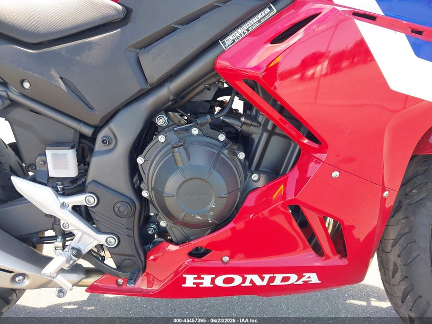2025 HONDA CBR500 auction photo 8