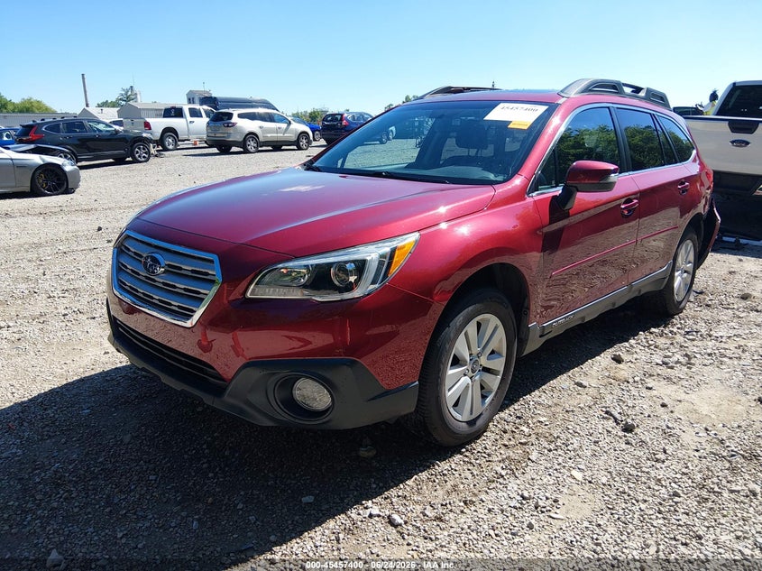 Vin: 4s4bsbhc5g3360432, lot: 45955513, subaru outback 2.5i premium 20162